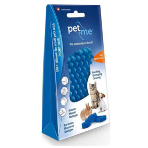 pet+me Βούρτσα S για Κοντότριχους Σκύλους για Καθαρισμό Τριχώματος
