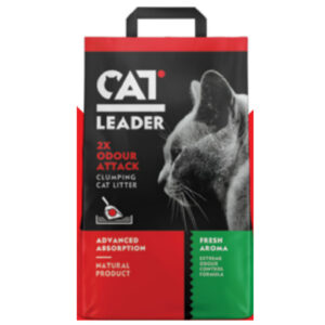 Cat Leader Ultra Compact Άμμος Γάτας Fresh Wild Nature Κόκκινο Clumping 10kg