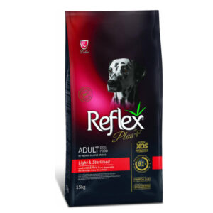 Reflex Plus Medium/Large Light & Sterilised Adult 15kg με Αρνί