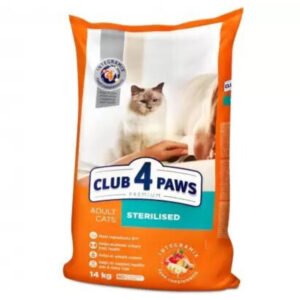 Club 4 Paws Adult Cats Sterilised με Κοτόπουλο 14kg