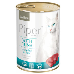 Piper Adult Cat Sterilised Τόνος Κονσέρβα 400gr